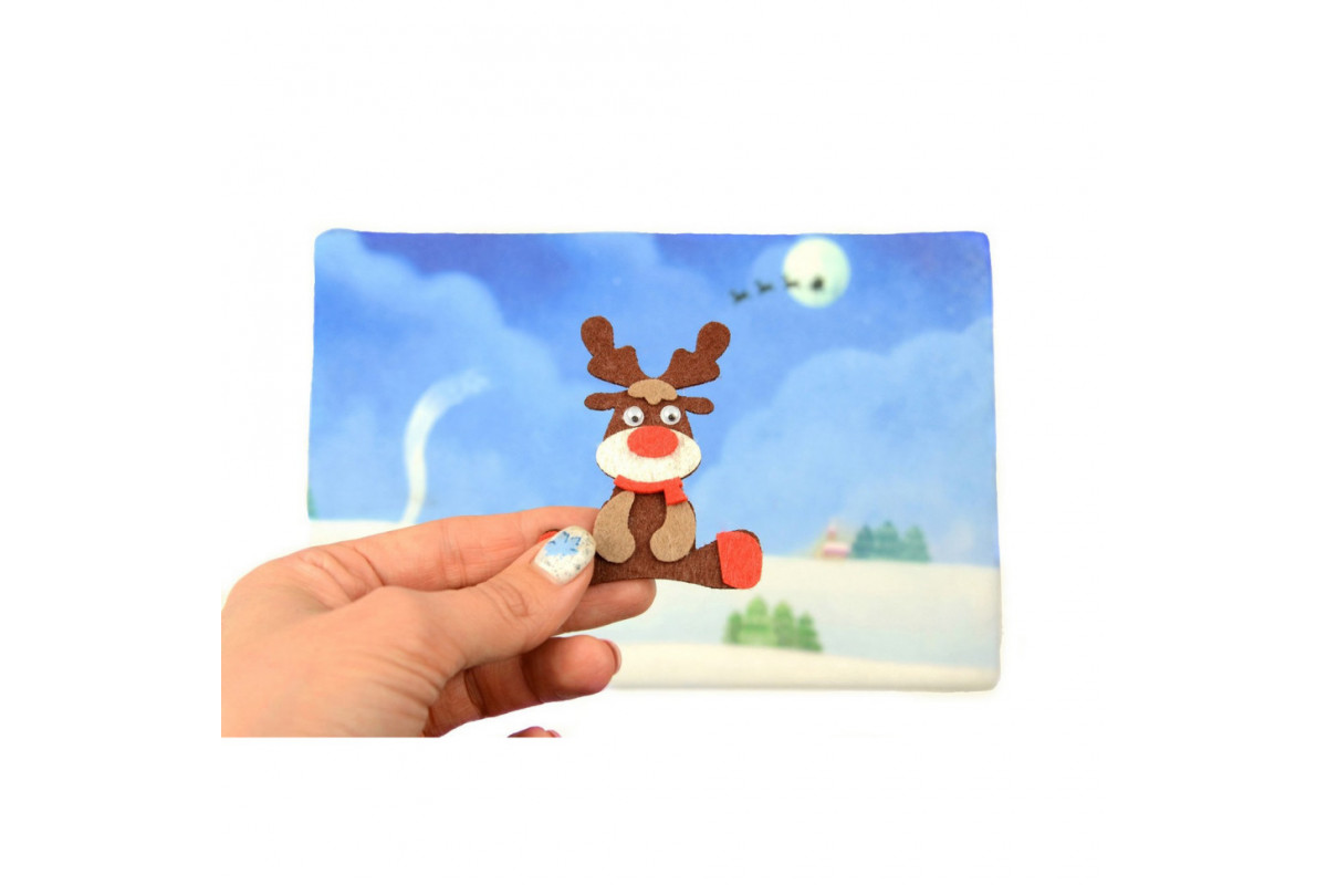 Розвивальна гра з фетру "Новий рік" (ПФ-012) PF-012