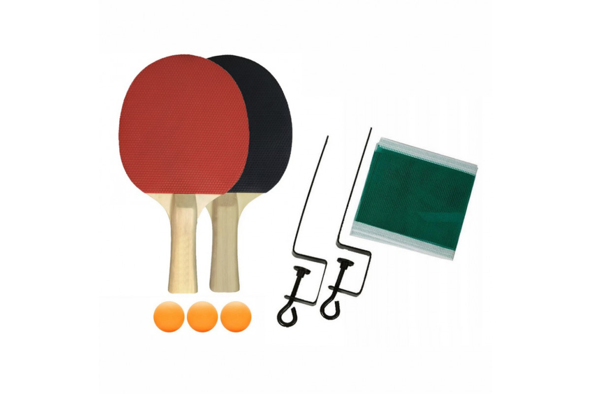 Набір для настільного тенісу VITOR NE-VT-6, 2 ракетки, 3 кульки, сітка