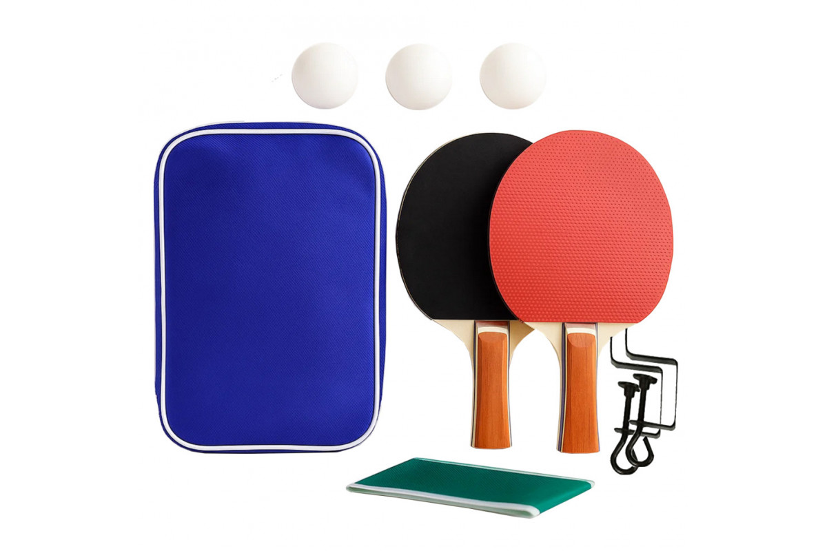 Набір для настільного тенісу VITOR NE-VT-6, 2 ракетки, 3 кульки, сітка
