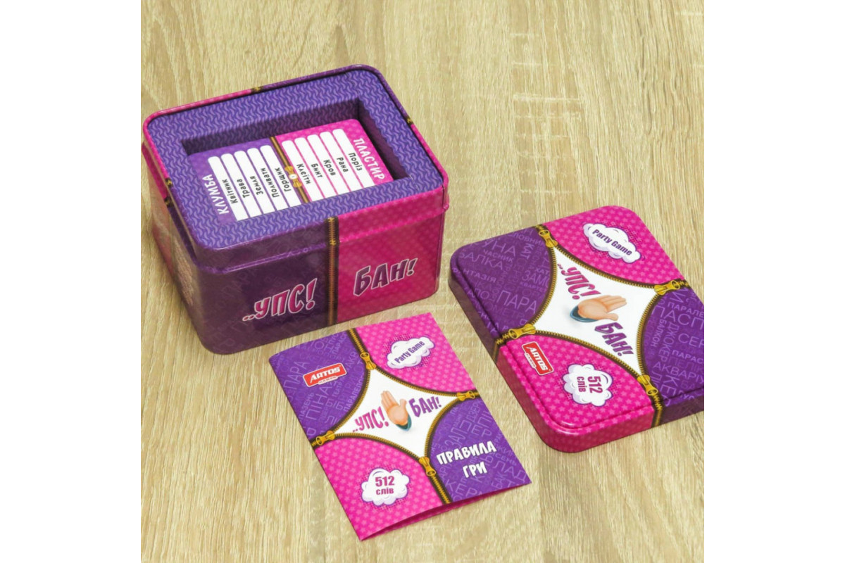 Настольная игра "Упс! Бан!" 1106 в коробке