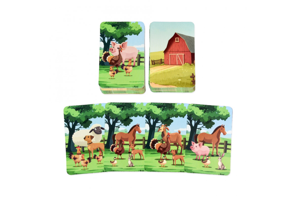 Настольная игра "Мое хозяйство" 30667, 98 карточек