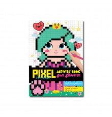 Детская раскраска "PIXEL Activity Book для девочек" РМ-84-01