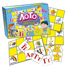 Дитяча розвиваюча гра "Лото. Абетка" MKM0305 укр. мовою