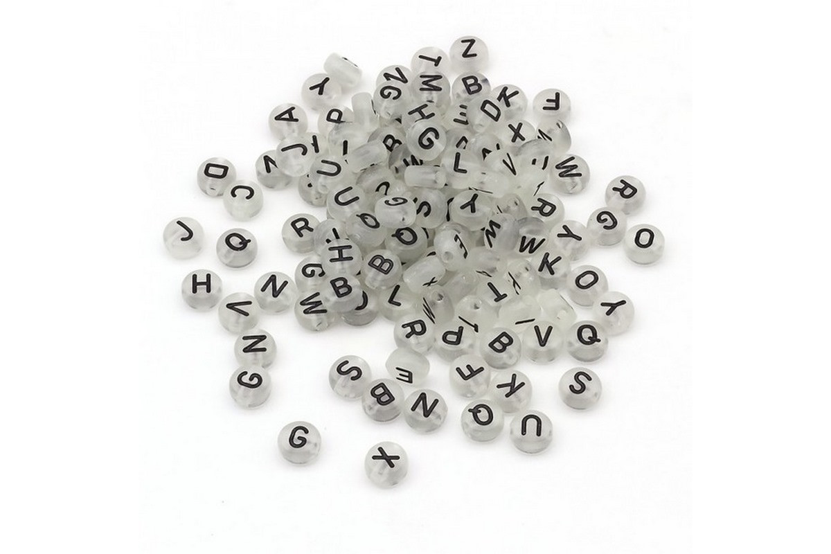 Декоративные бусинки для творчества Буквы Dom Busin УТ100024898 в упаковке 170 шт