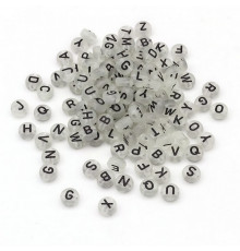 Декоративные бусинки для творчества Буквы Dom Busin УТ100024898 в упаковке 170 шт