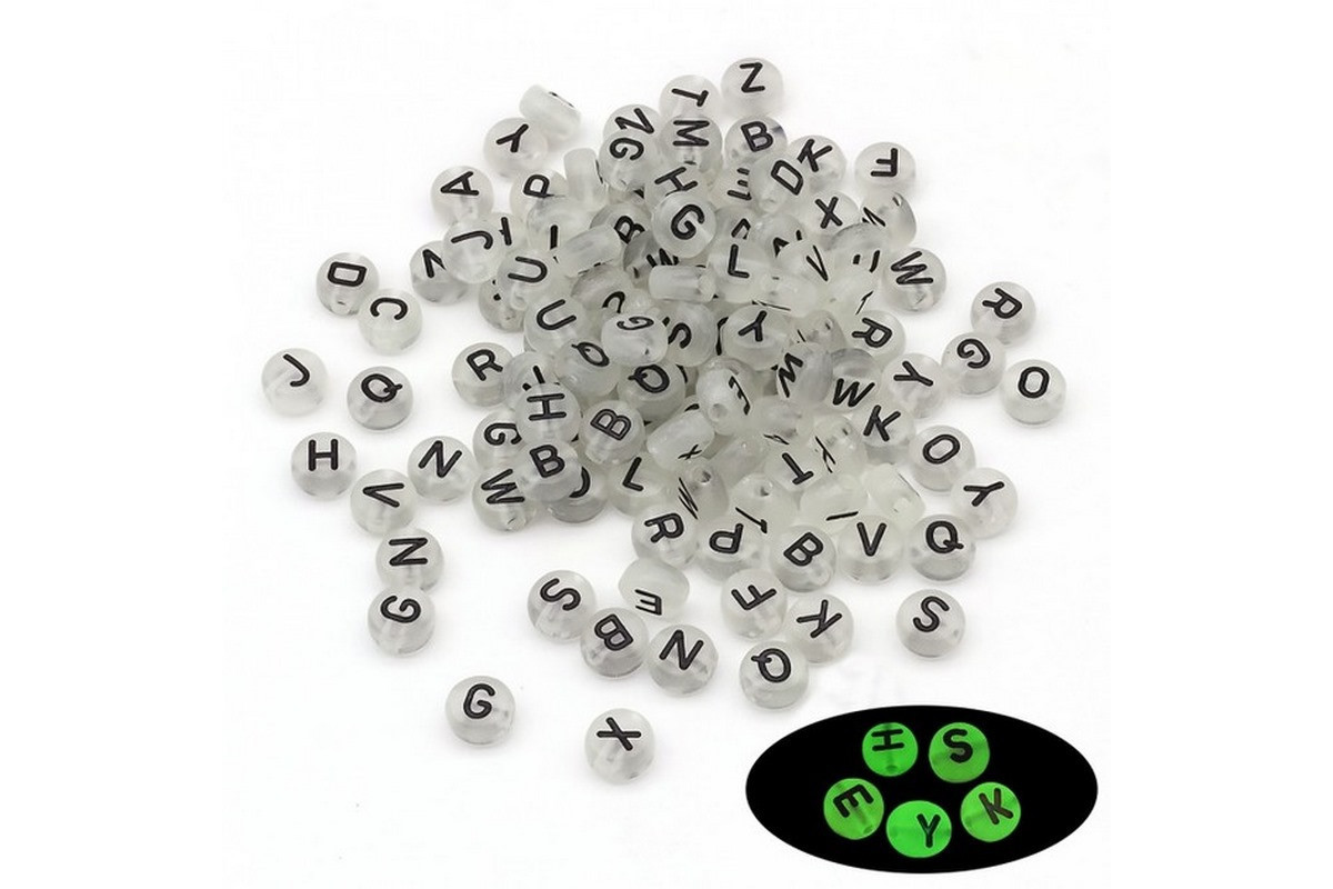 Декоративные бусинки для творчества Буквы Dom Busin УТ100024898 в упаковке 170 шт
