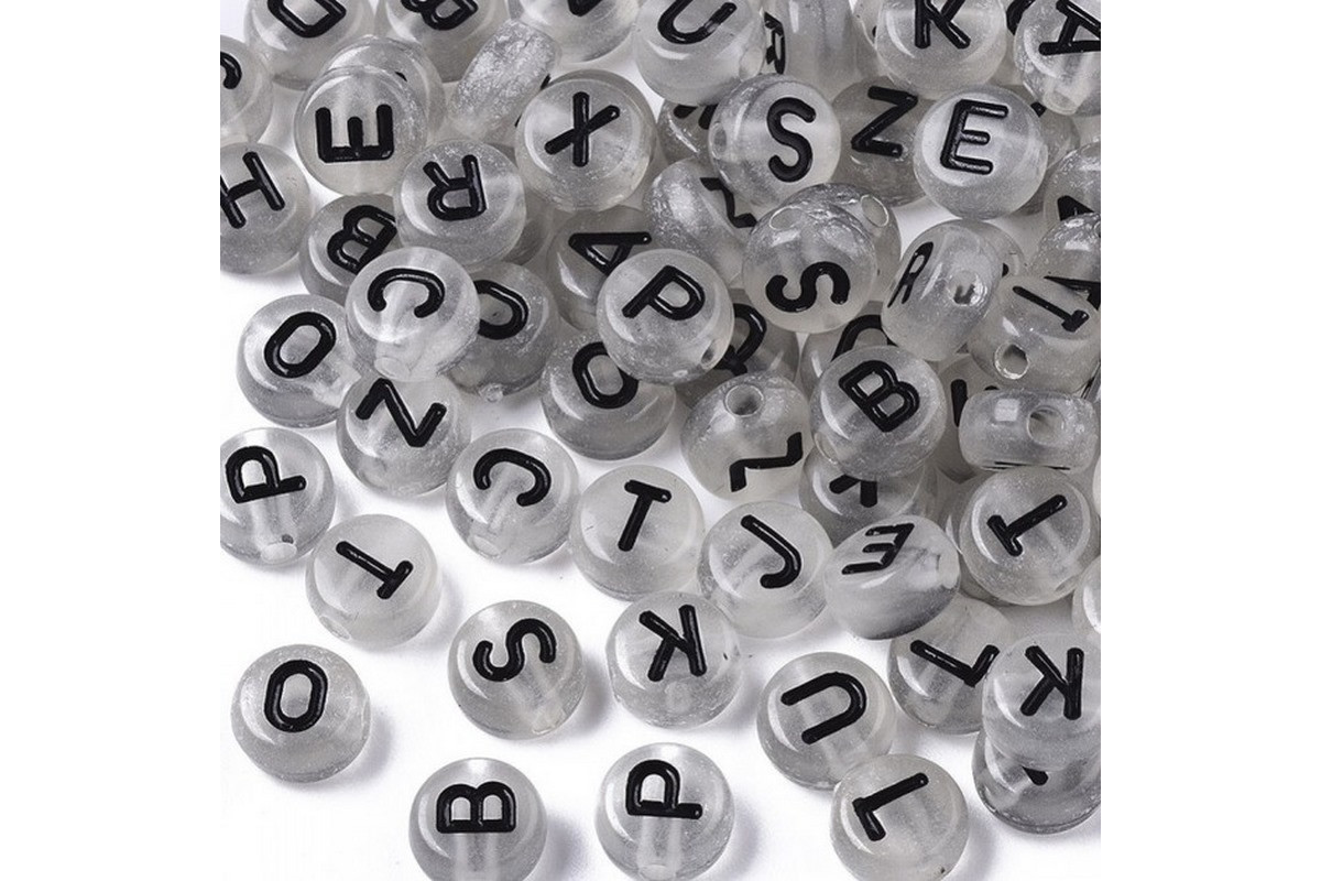 Декоративные бусинки для творчества Буквы Dom Busin УТ100024898 в упаковке 170 шт