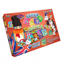 Настільна розвиваюча гра "Суперлото" Абетка CLA-01UE  укр/англ