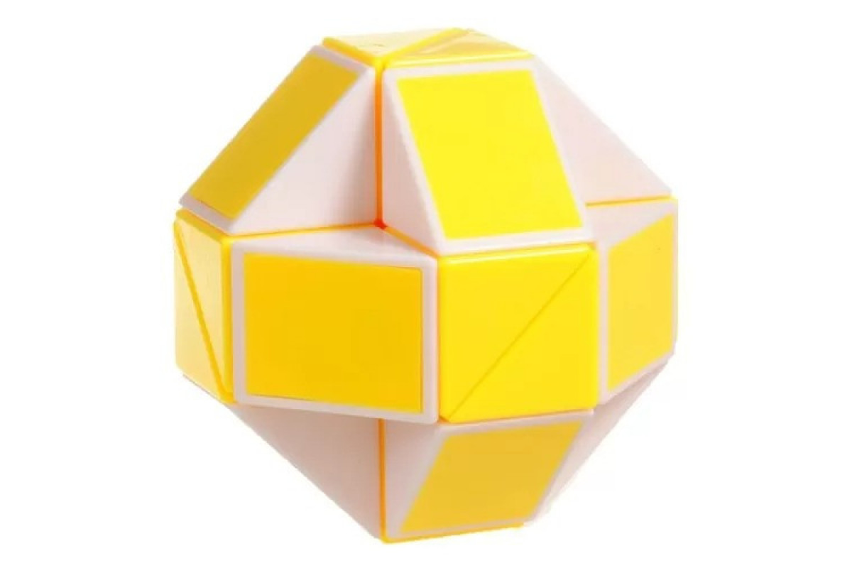 Змійка Рубика біло-жовта Smart Cube SCT405 в коробці