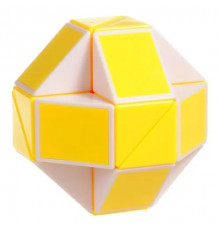 Змейка Рубика бело-желтая Smart Cube SCT405 в коробке