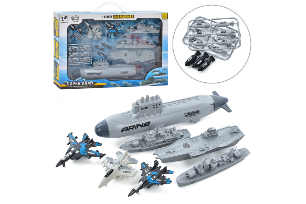 Детский игровой набор "Морской флот" T074 снаряды 7 предметов