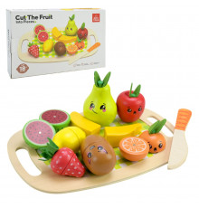 Детская деревянная игрушка "Фрукты" C9414 фрукты на магнитах, дощечка