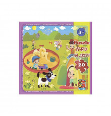 Детский пазл "Детская площадка" LX09, 20 элементов 20 х 21 см