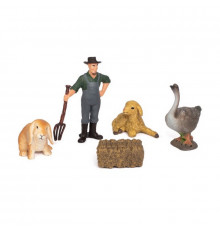 Детский игрушечный набор "Ферма" Q9899-T7_4 гусь, овца, кролик