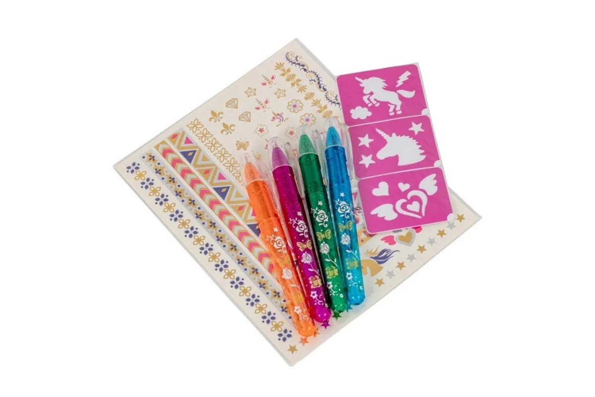 Детский набор боди-арта "Единорог" T20729 трафареты с рисунками