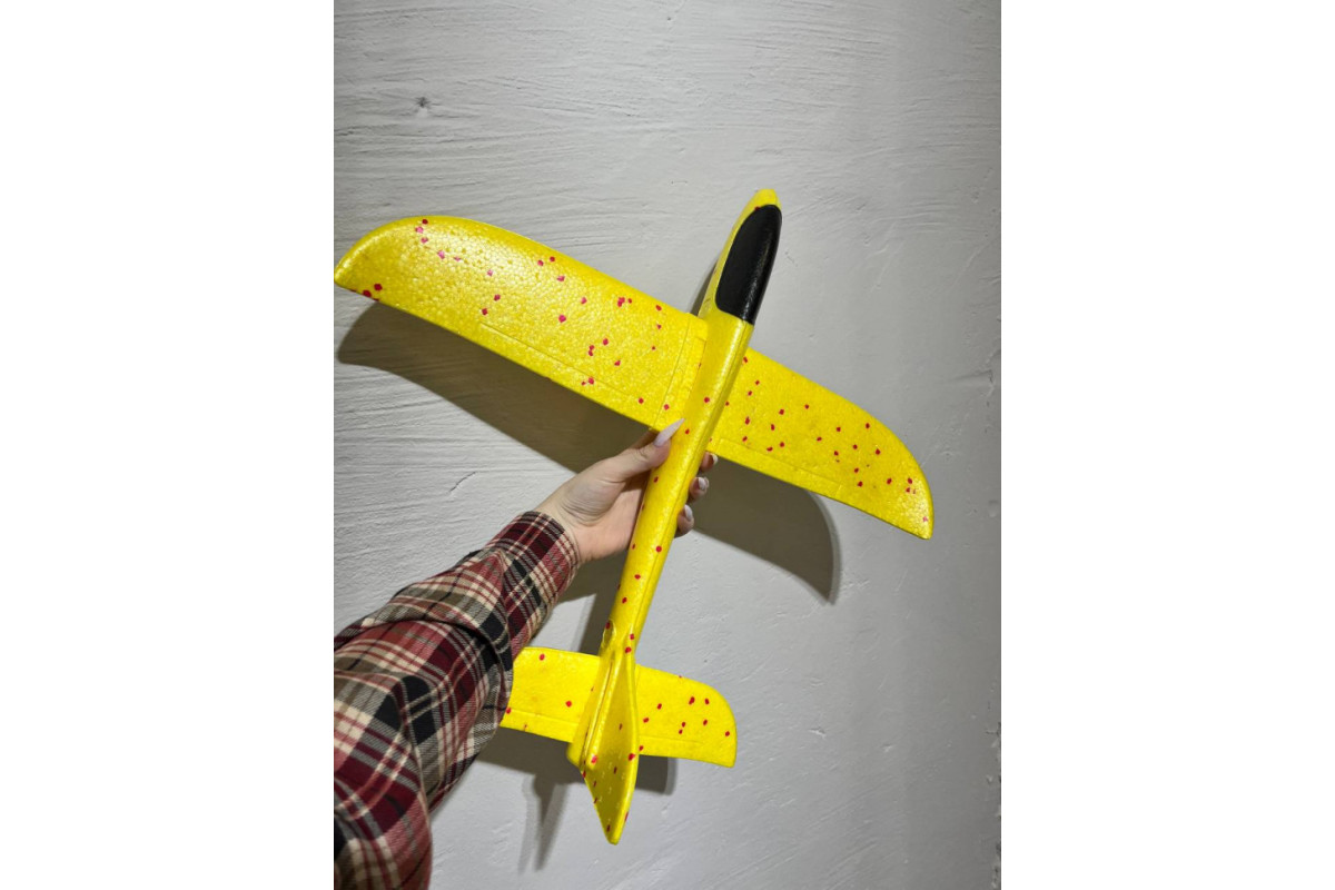Детский метательный самолет-планер C28006(Yellow) длина 24 см