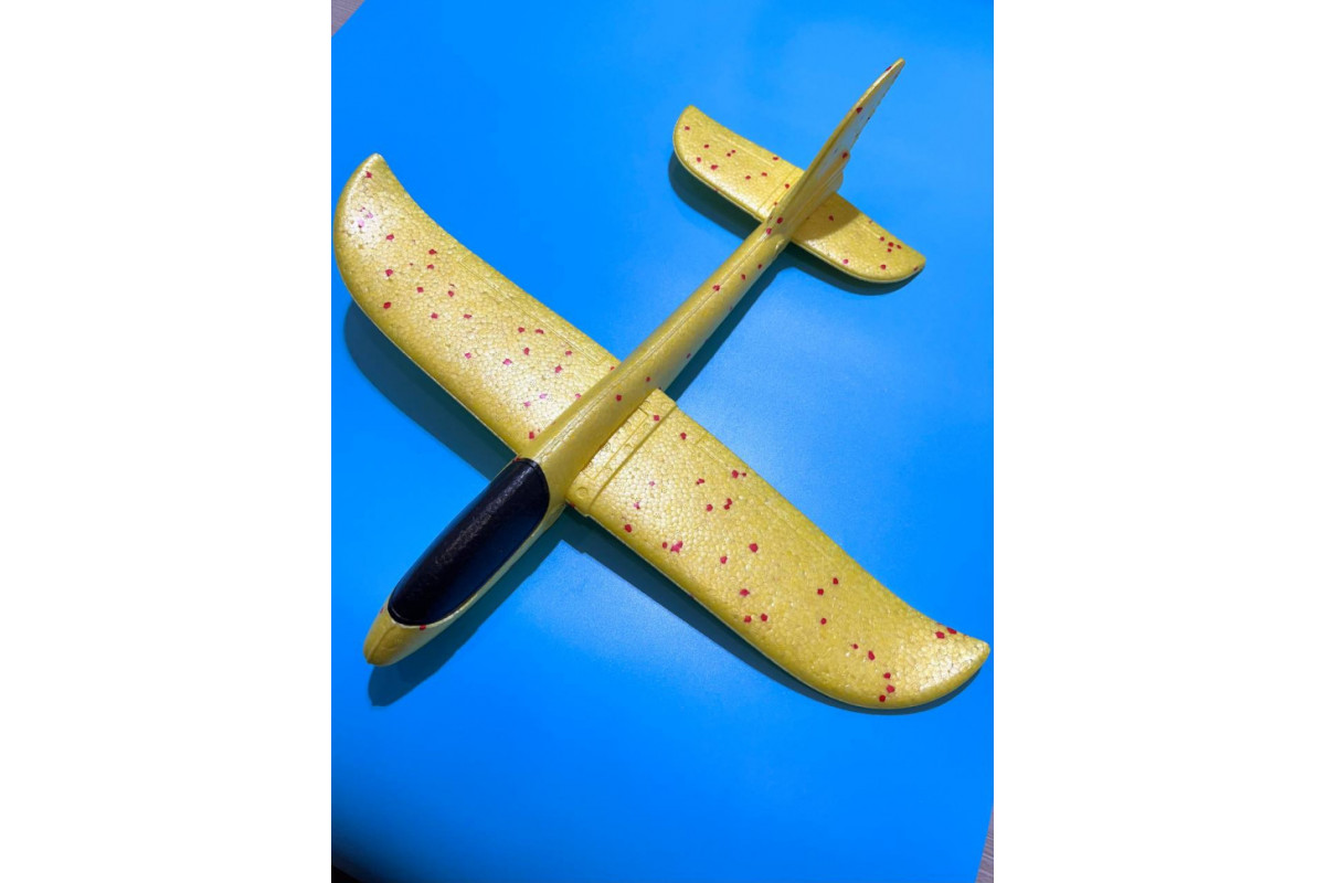Детский метательный самолет-планер C28006(Yellow) длина 24 см