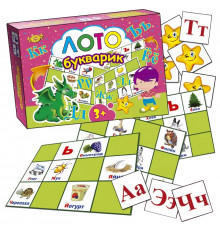 Дитяча розвиваюча гра "Лото. Букварик" MKM0306 рос. мовою