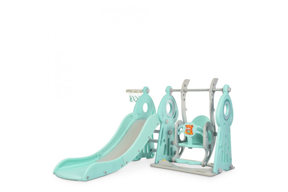 Дитяча гірка-гойдалка WM19011-5 кільце баскетбольне