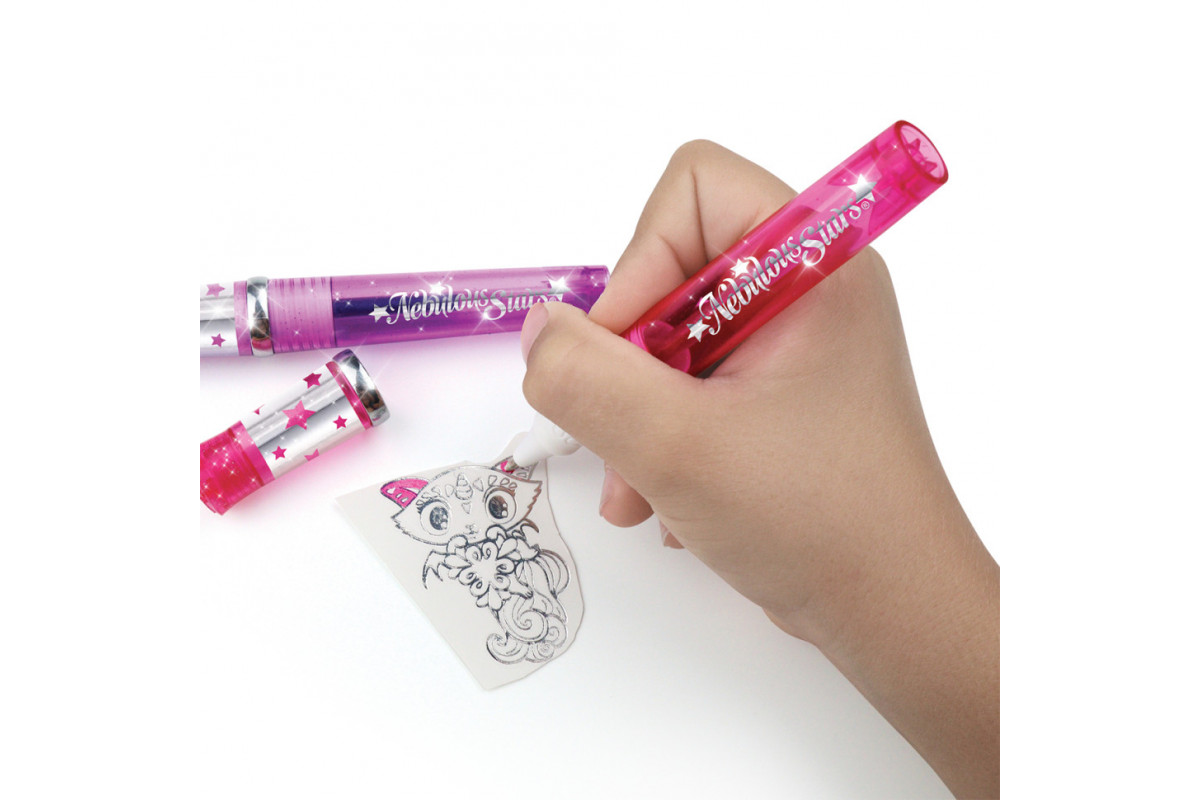 Набор для творчества Боди–арт: Звездное сияние Nebulous Stars 11012, 40 татуировок