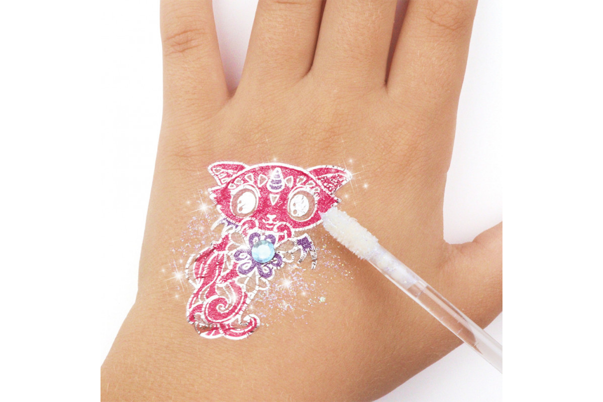 Набор для творчества Боди–арт: Звездное сияние Nebulous Stars 11012, 40 татуировок