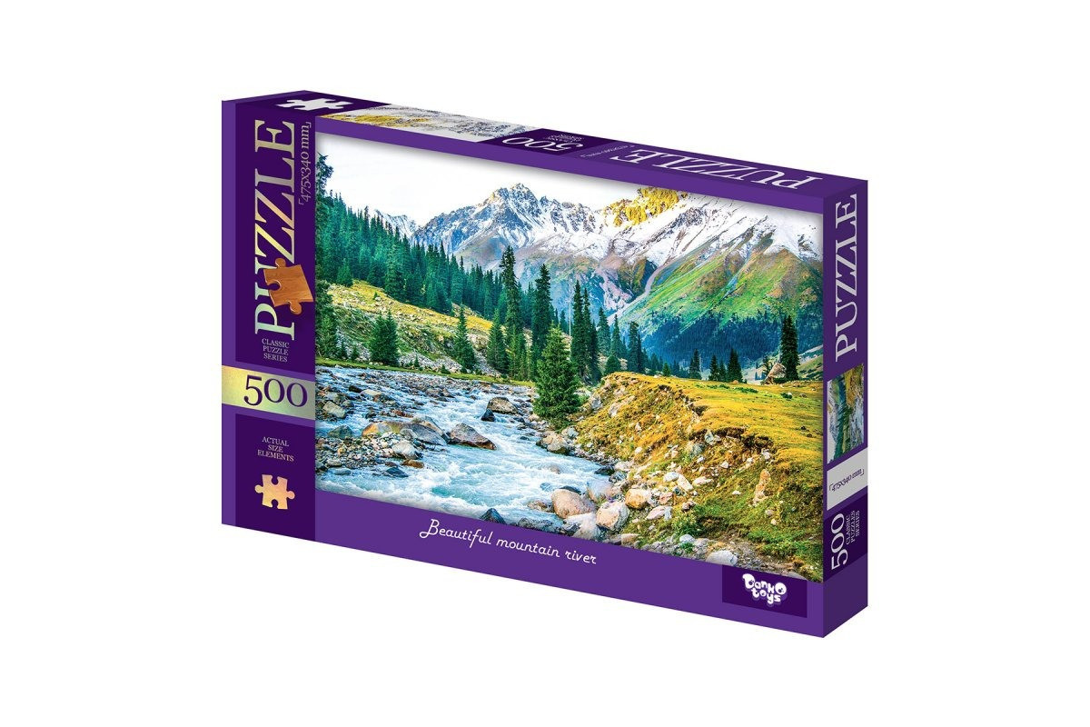 Пазли класичні "Гірська річка" C500-15-09, 500 елементів