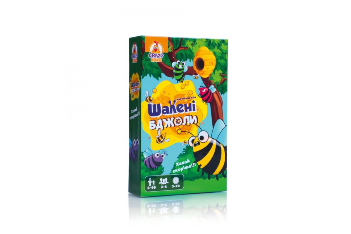 Детская настольная игра "Безумные пчелы" VT8077-06, 54 фишки, правила игры