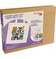 Набір для творчості екосумка-розмальовка "Dogs" N0003612, 38х42 см