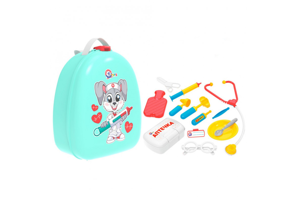 Игрушка "Набор врача в рюкзаке" ТехноК 8638, 13 Предметов