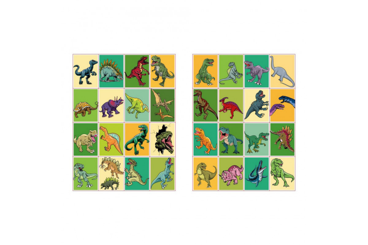 Детская раскраска со стикерами "Мир хищных динозавров" CB25, 16 страниц