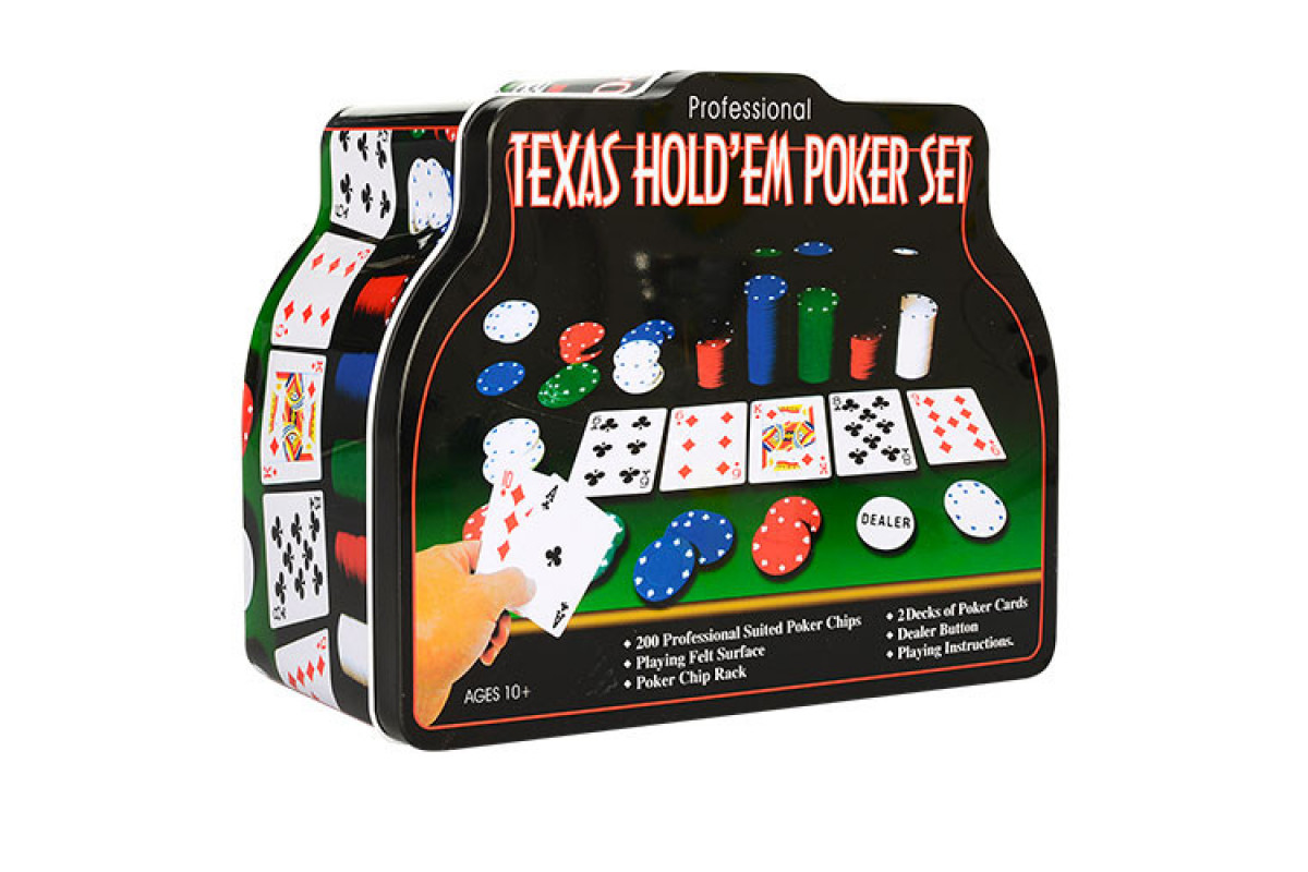 Настільна гра Покер THS-153 в металевій коробці