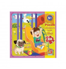 Детский пазл "Детская площадка" LX10, 20 элементов 20 х 21 см
