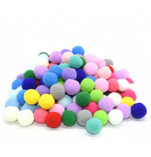 Набор для творчества "Помпоны" PMP-1-50 в наборе 50 штук Ø1см