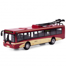 Троллейбус 6407B "Автопарк" 1:72  металлический Красный