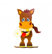 Детский конструктор "Лошадка" 172216 деревянный