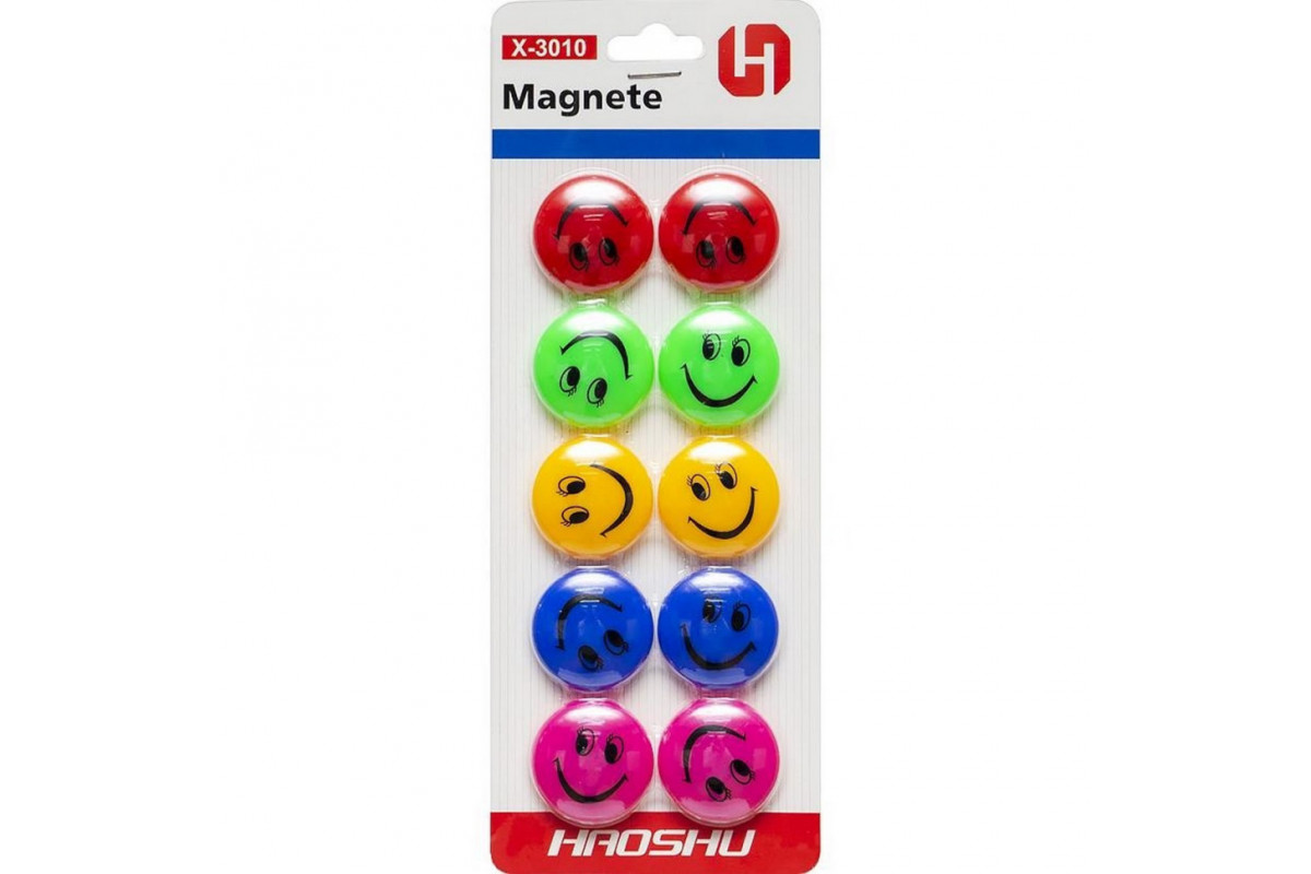 Магнит для доски "Смайлик" X-3010 D 3 см