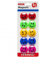 Магнит для доски "Смайлик" X-3010 D 3 см