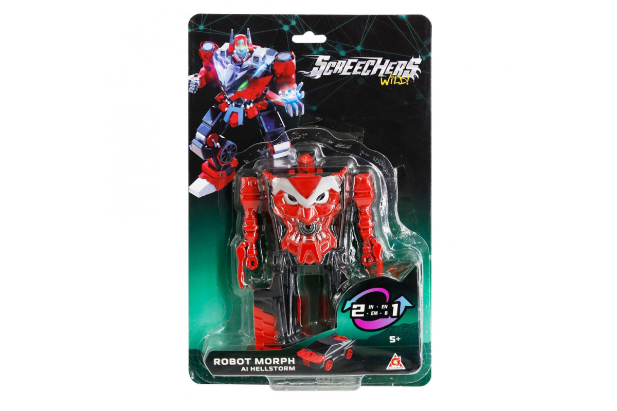 Детский робот-трансформер "Хелшторм" Screechers Wild! EU686152 S5 блистер