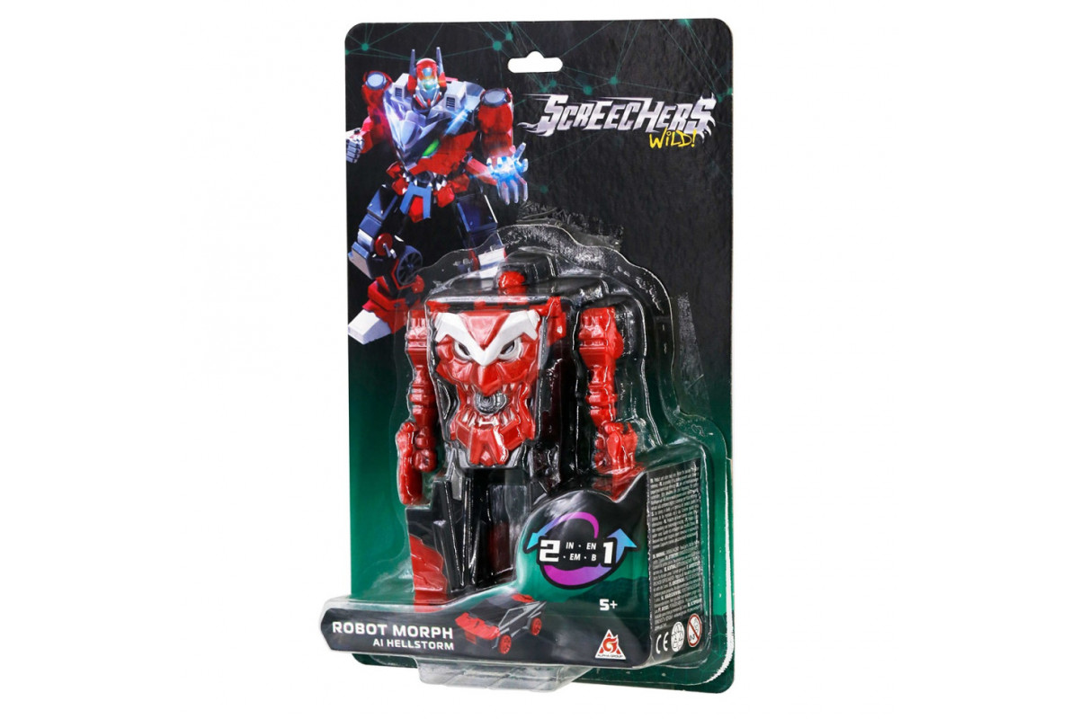Детский робот-трансформер "Хелшторм" Screechers Wild! EU686152 S5 блистер