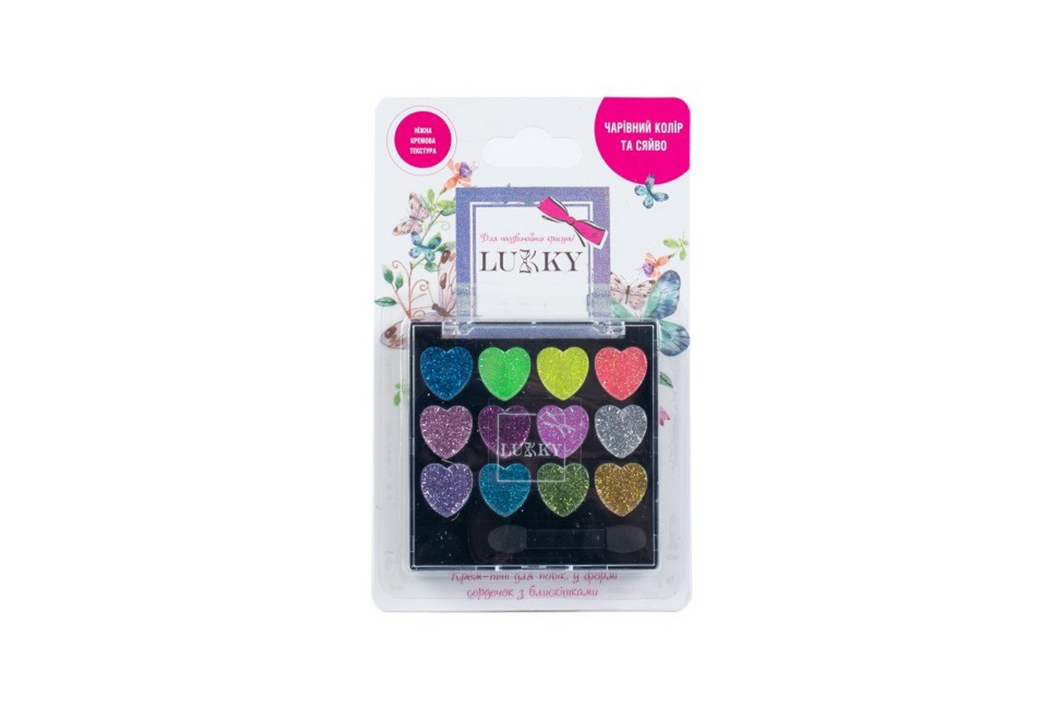 Детский крем-тени для век с блестками T18929 с аппликатором