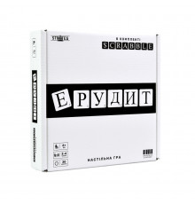 Настольная игра "Эрудит черно-белый" 30640 игровое поле, набор букв