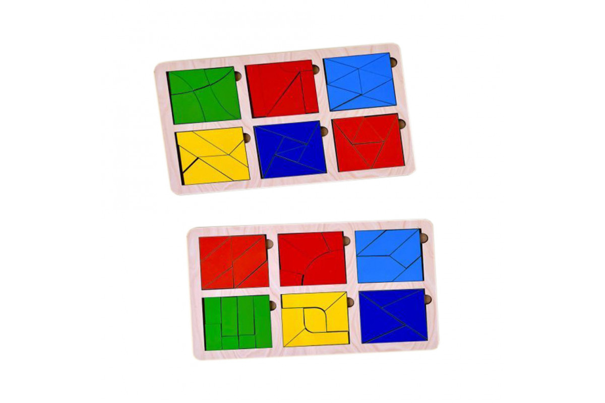 Розвиваючі дитячі Квадрати Нікітіна Ubumblebees (ПСД207) PSD207, 3 рівень