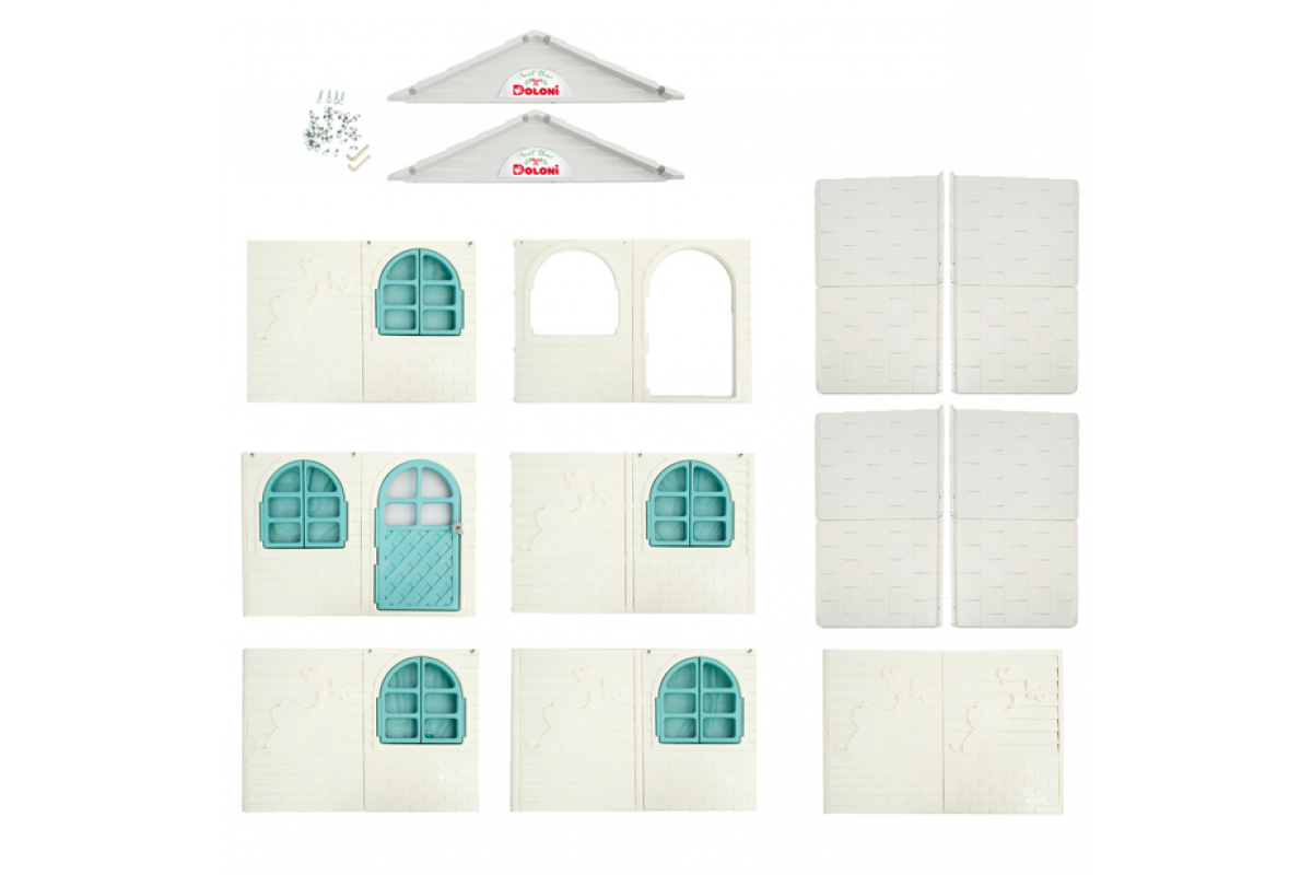 Ігровий Будиночок зі шторками DOLONI TOYS 02550/25