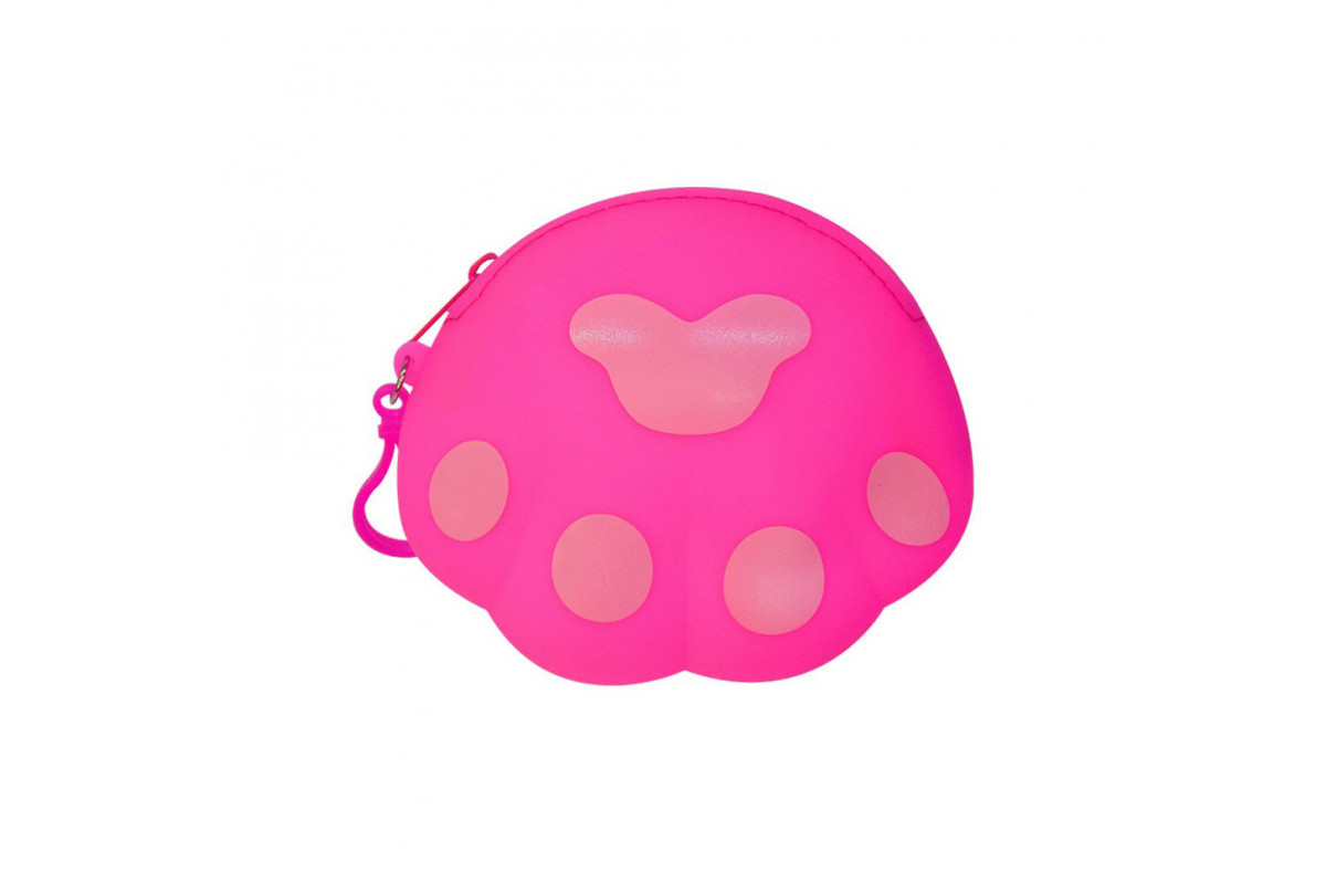 Детский кошелек-брелок «Лапка» C44413, 14 х 12 х 2 см Розовый