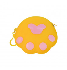 Детский кошелек-брелок «Лапка» C44413, 14 х 12 х 2 см Желтый