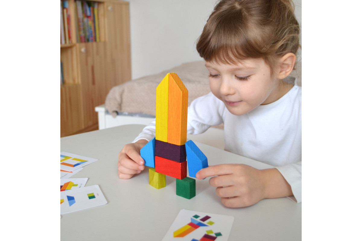 Деревянная головоломка "Танграм 8"  Igroteco 900446, 8 элементов