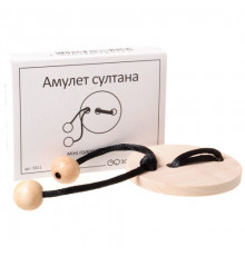 Мини головоломка Амулет Султана Заморочка 5011 деревянная