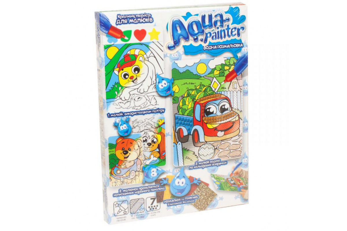 Набор креативного творчества AQP-01 "Aqua Painter" Грузовик с арбузами