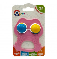 Детская погремушка "Лягушка" 9338TXK-2 розовый