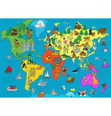 Огромная раскраска "Я познаю мир" 130003, 58х81 см